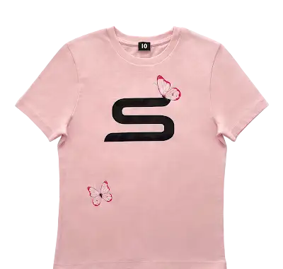 Pink S tee