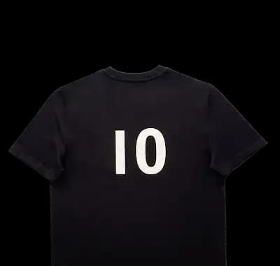 Black 10 tee
